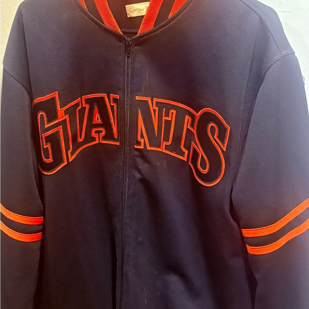 BUSTER POSEY JACKET JERSEY!  #28!!!  SPECIAL MADE FOR ANY GIANTS FAN.
